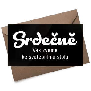 Plexi pozvánka GABRIELA