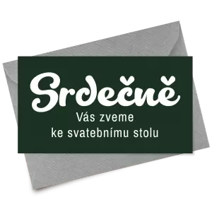 Papírová pozvánka GABRIELA