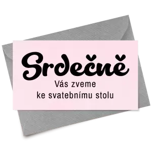 Papírová pozvánka GABRIELA