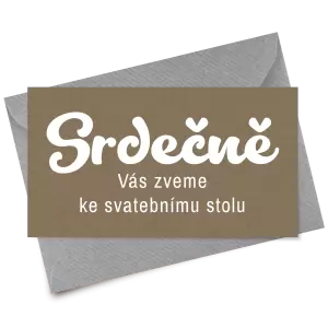 Papírová pozvánka GABRIELA