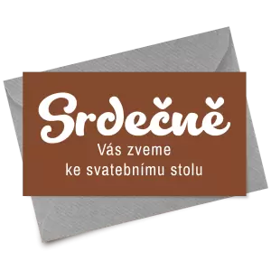 Papírová pozvánka GABRIELA