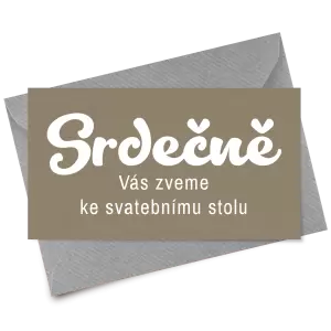 Papírová pozvánka GABRIELA