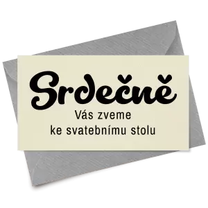 Papírová pozvánka GABRIELA