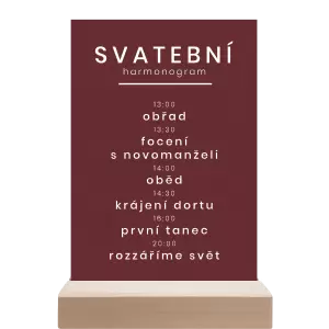 Papírový harmonogram HELENA