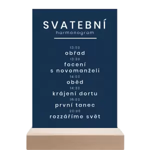 Papírový harmonogram HELENA