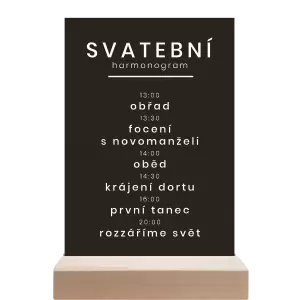 Papírový harmonogram HELENA