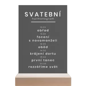 Papírový harmonogram HELENA