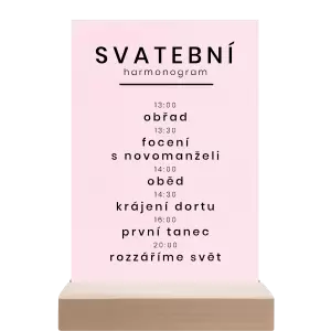 Papírový harmonogram HELENA