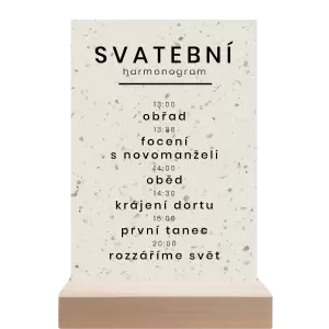 Papírový harmonogram HELENA