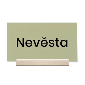 Papírová jmenovka HELENA