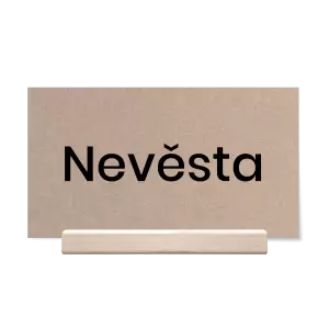 Papírová jmenovka HELENA