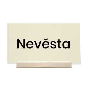 Papírová jmenovka HELENA