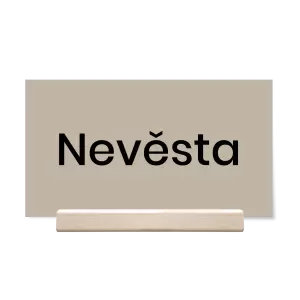 Papírová jmenovka HELENA