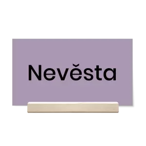 Papírová jmenovka HELENA