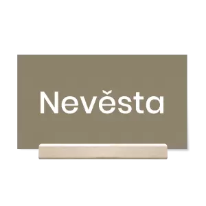 Papírová jmenovka HELENA