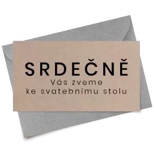 Papírová pozvánka HELENA