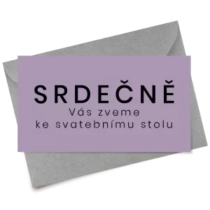 Papírová pozvánka HELENA