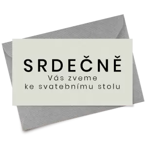 Papírová pozvánka HELENA