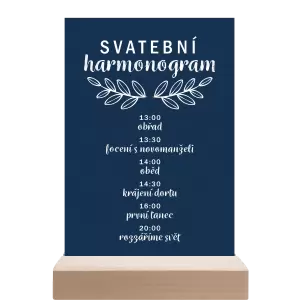 Papírový harmonogram IZABELA