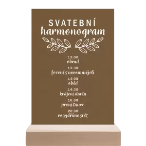 Papírový harmonogram IZABELA