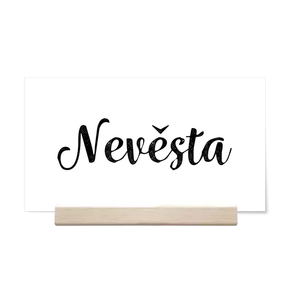 Papírová jmenovka IZABELA