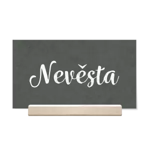 Papírová jmenovka IZABELA