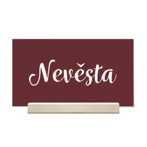 Papírová jmenovka IZABELA