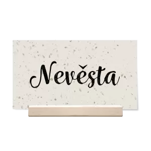 Papírová jmenovka IZABELA