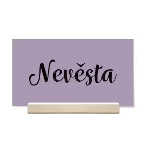 Papírová jmenovka IZABELA