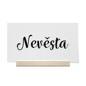Papírová jmenovka IZABELA