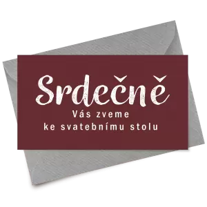 Papírová pozvánka IZABELA