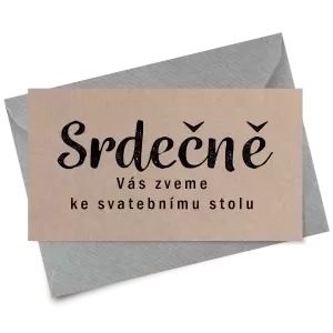 Papírová pozvánka IZABELA