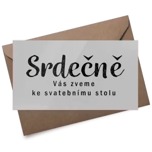 Plexi pozvánka IZABELA