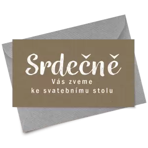 Papírová pozvánka IZABELA