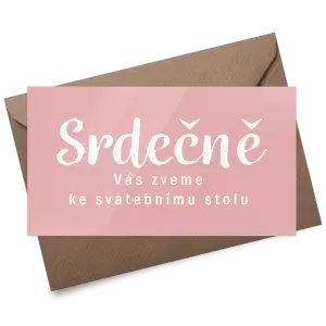 Plexi pozvánka IZABELA