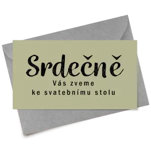 Papírová pozvánka IZABELA