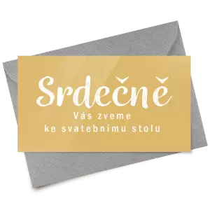 Papírová pozvánka IZABELA