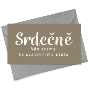 Papírová pozvánka IZABELA