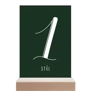 Papírové číslo stolu JOLANA