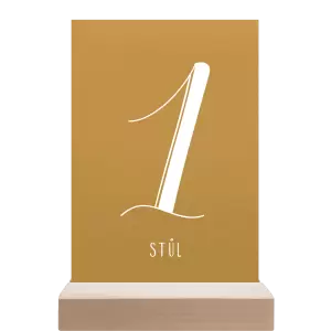 Papírové číslo stolu JOLANA