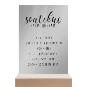 Plexi harmonogram JOLANA