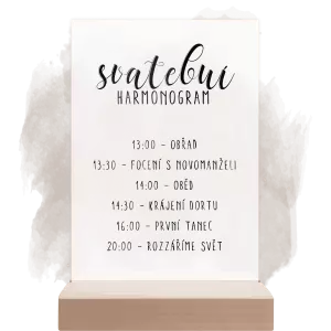 Plexi harmonogram JOLANA