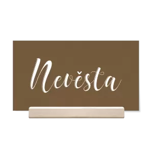 Papírová jmenovka JOLANA