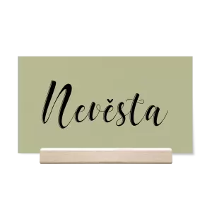 Papírová jmenovka JOLANA