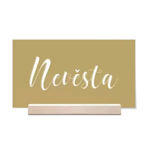 Papírová jmenovka JOLANA