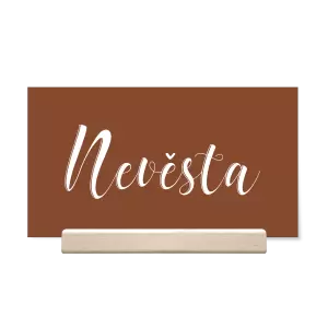 Papírová jmenovka JOLANA