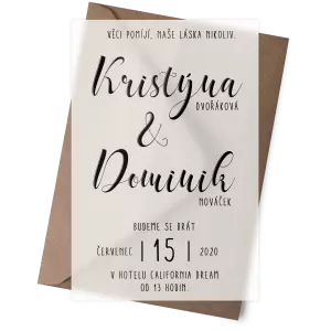 Plexi oznámení JOLANA 