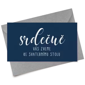 Papírová pozvánka JOLANA