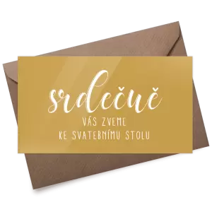 Plexi pozvánka JOLANA