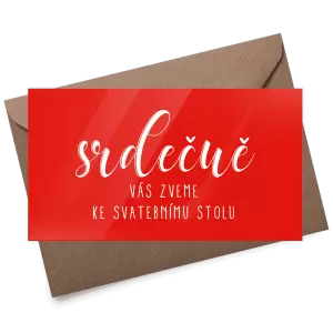 Plexi pozvánka JOLANA